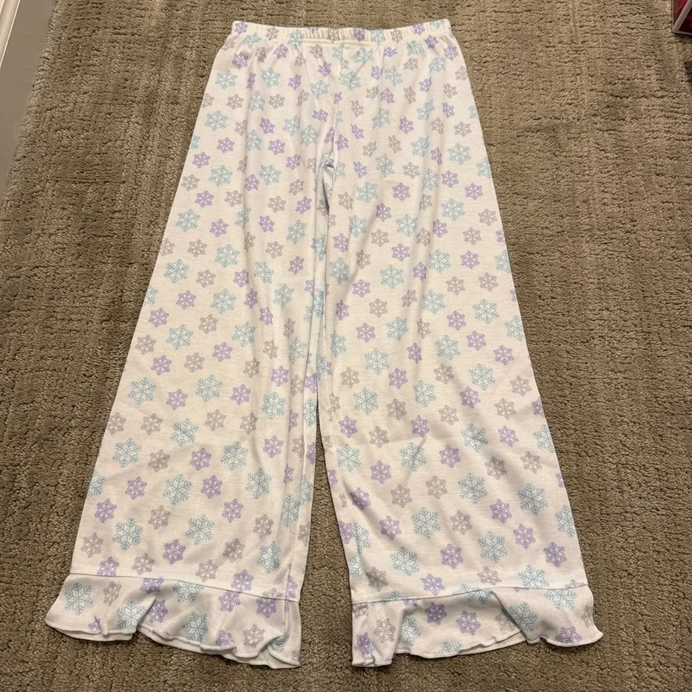 American Girl Doll Snuggly Snow Snowflake Pajama Set For Girls Just Like Me 2008